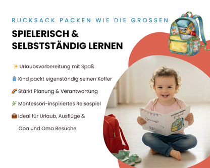Packe mein Rucksack inkl. Karten