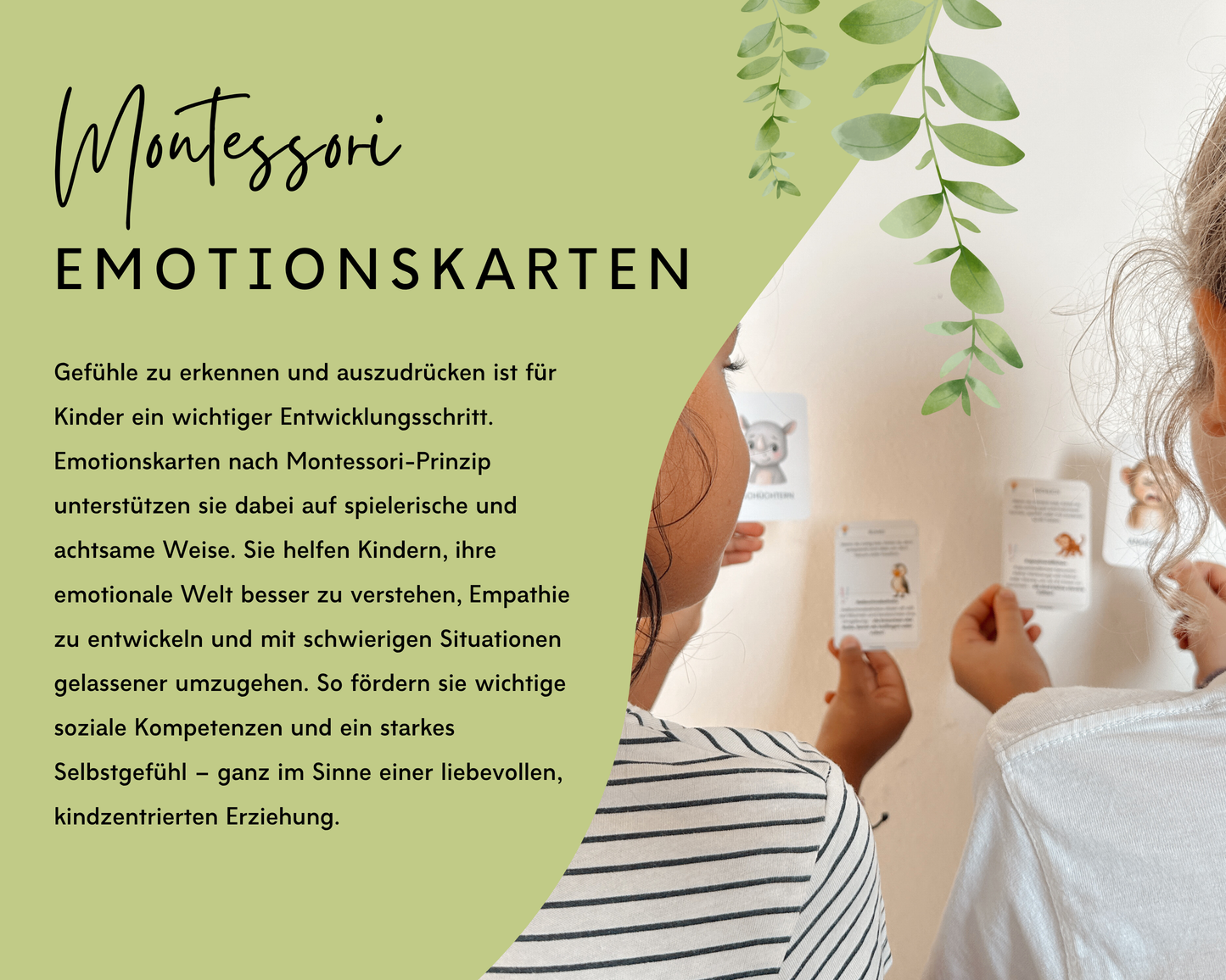 Emotionskarten 32 KARTEN - Design SAFARI TIERE