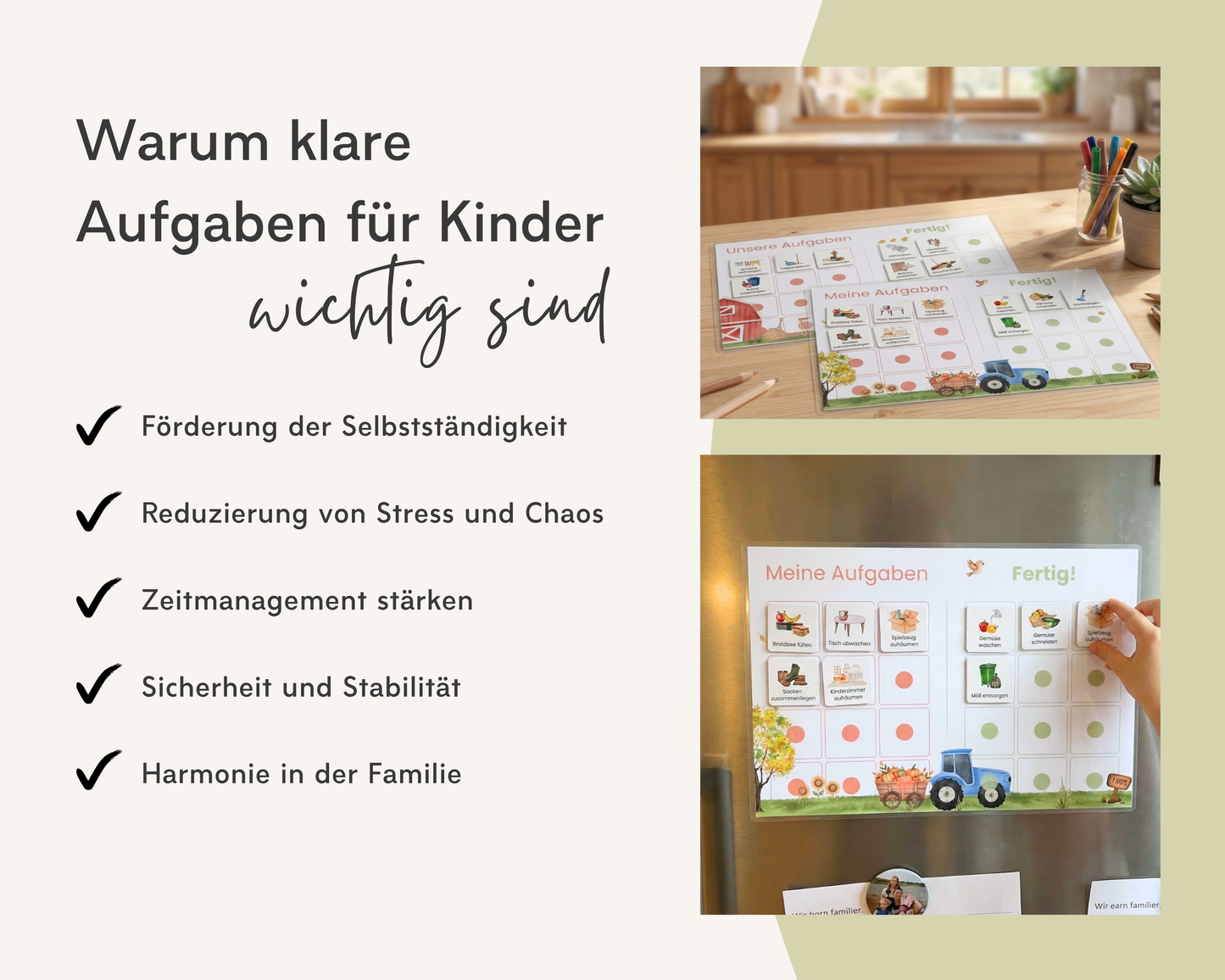 Haushaltsplan TRAKTOR inkl. Symbolkarten