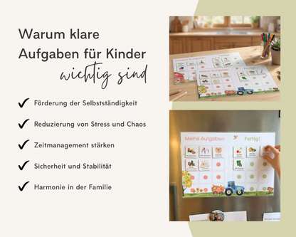 Haushaltsplan TRAKTOR inkl. Symbolkarten