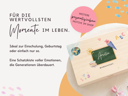 Erinnerungsbox personalisiert Erster Schultag Einschulung