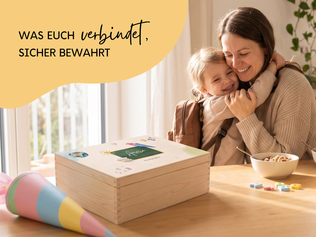 Erinnerungsbox personalisiert Erster Schultag Einschulung