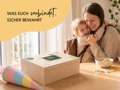 Erinnerungsbox personalisiert Erster Schultag Einschulung