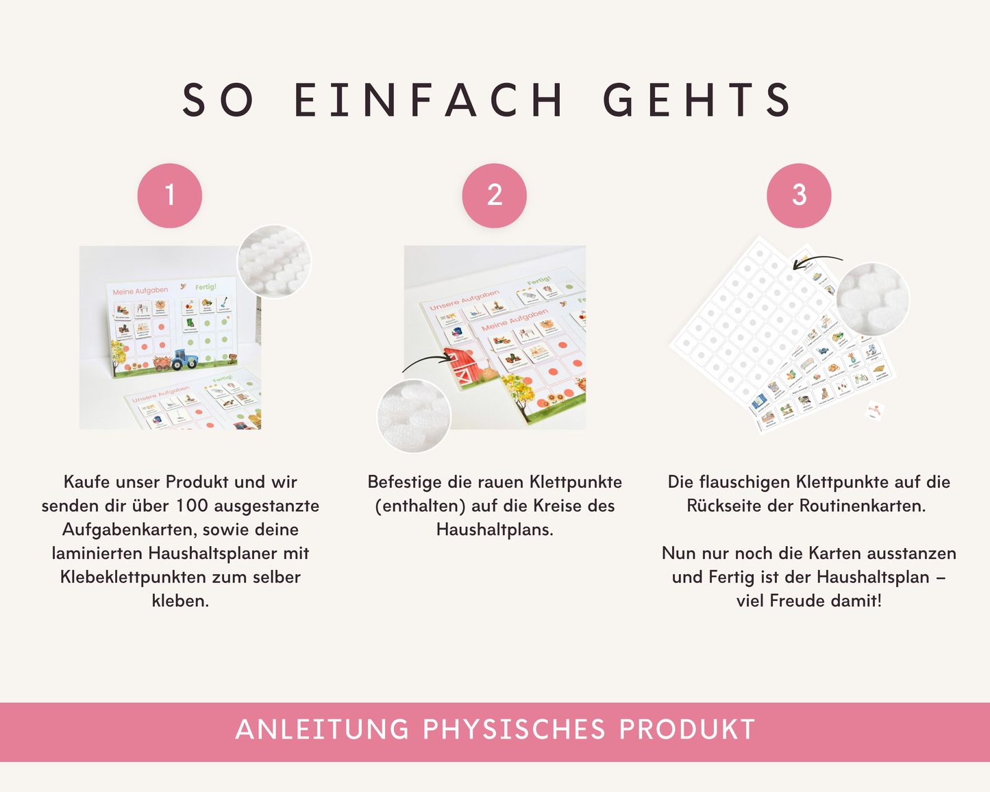 Haushaltsplan TRAKTOR inkl. Symbolkarten