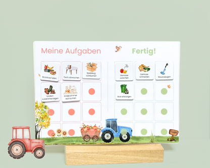 Haushaltsplaner TRAKTOR inkl. Symbolkarten