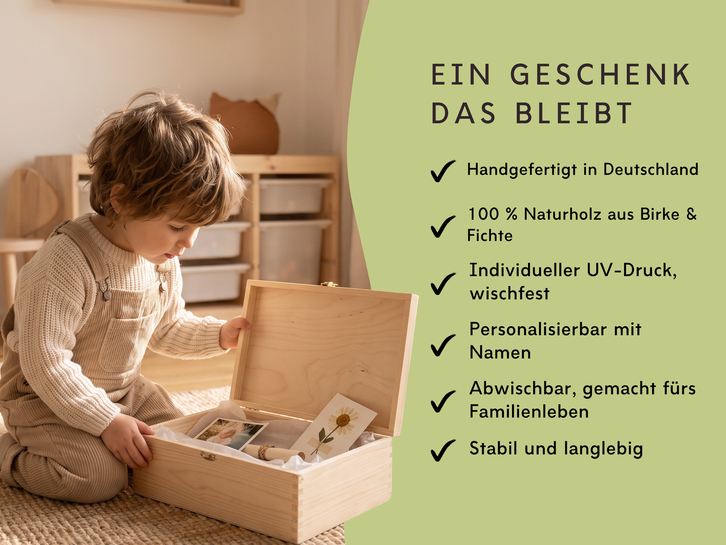 Erinnerungsbox personalisiert Erster Schultag Einschulung