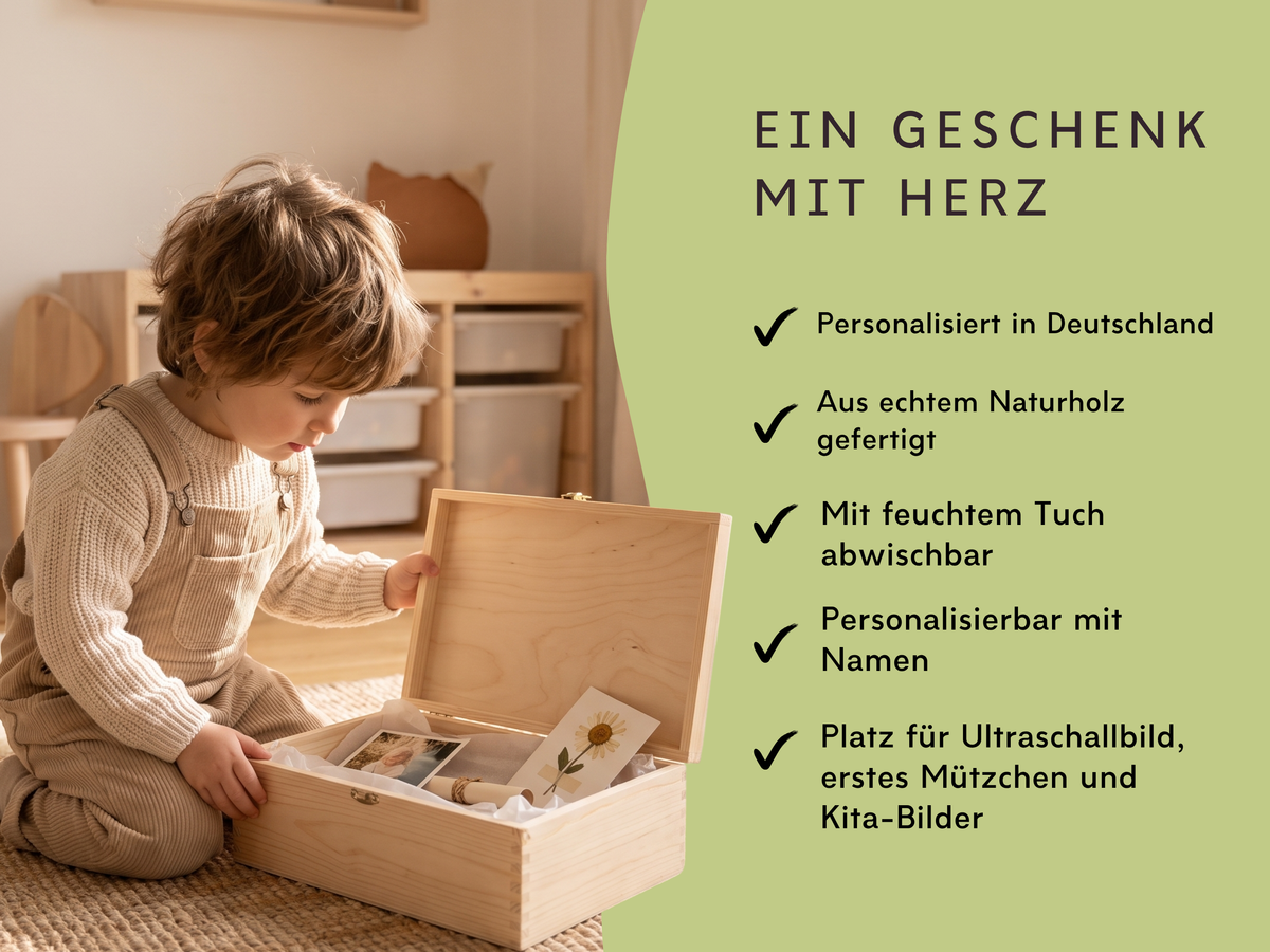 Erinnerungsbox personalisiert Erster Schultag Einschulung