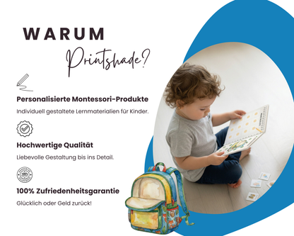 Packe mein Rucksack inkl. Karten