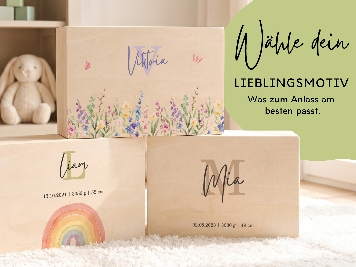 Erinnerungsbox personalisiert Erster Schultag Einschulung