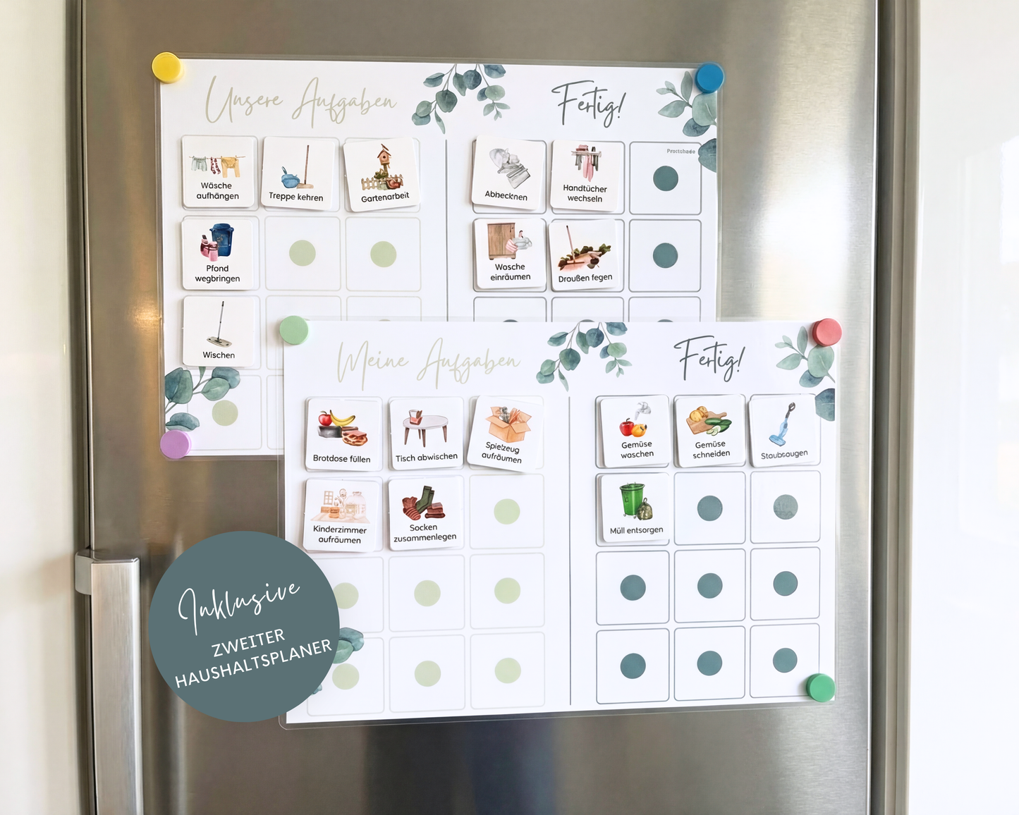 Haushaltsplan EUKALYPTUS inkl. Symbolkarten