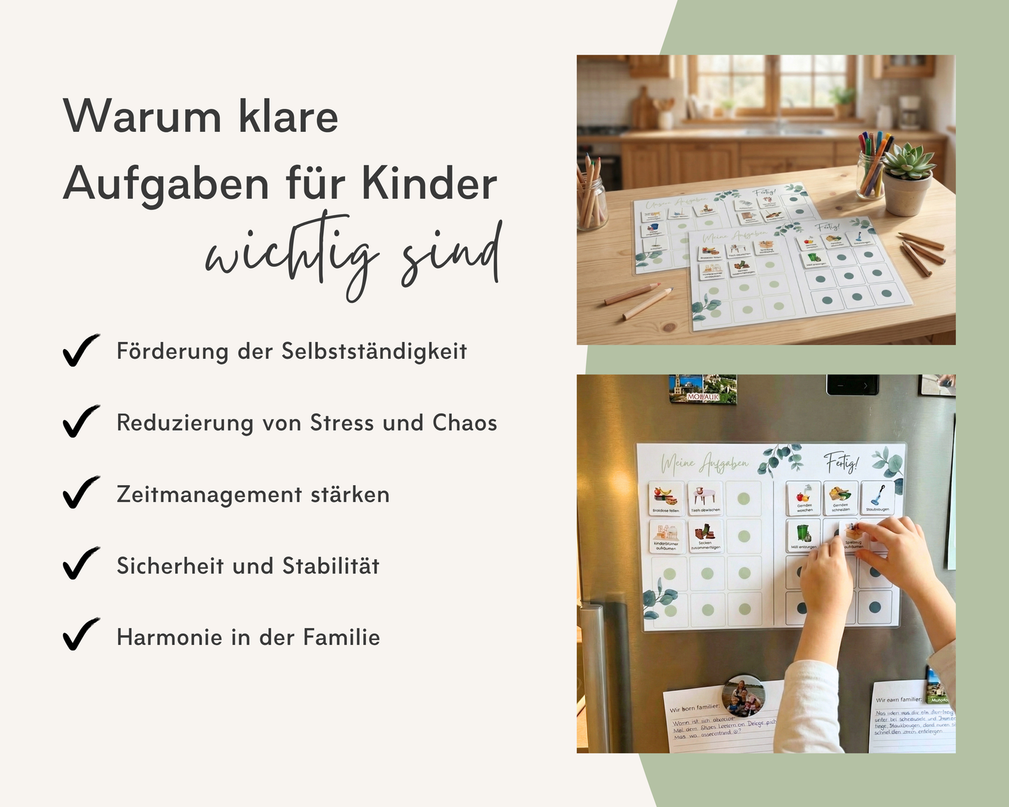 Haushaltsplan EUKALYPTUS inkl. Symbolkarten