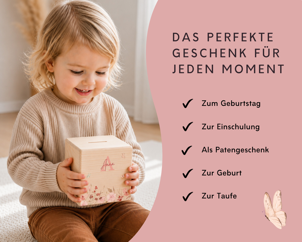Das perfekte Geschenk zum Geburtstag, zur Einschulung, zur Geburt, Taufe oder als Patengeschenk