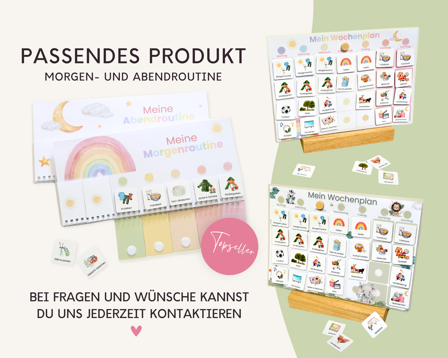 Haushaltsplan EUKALYPTUS inkl. Symbolkarten