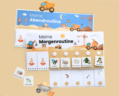 Routineplaner BAGGER inkl. Symbolkarten