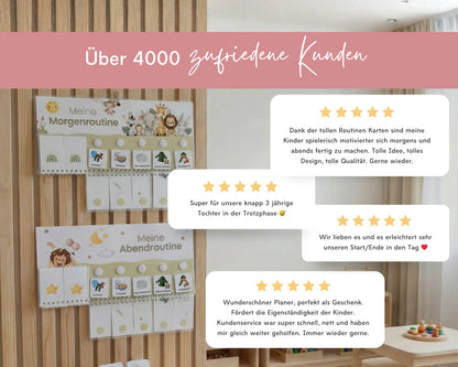 Routineplaner BLUMEN inkl. Symbolkarten