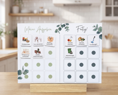 Haushaltsplan EUKALYPTUS inkl. Symbolkarten