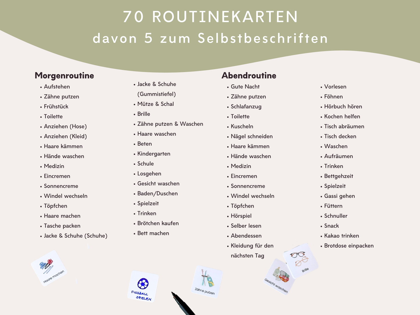Routineplaner SAFARI inkl. Symbolkarten