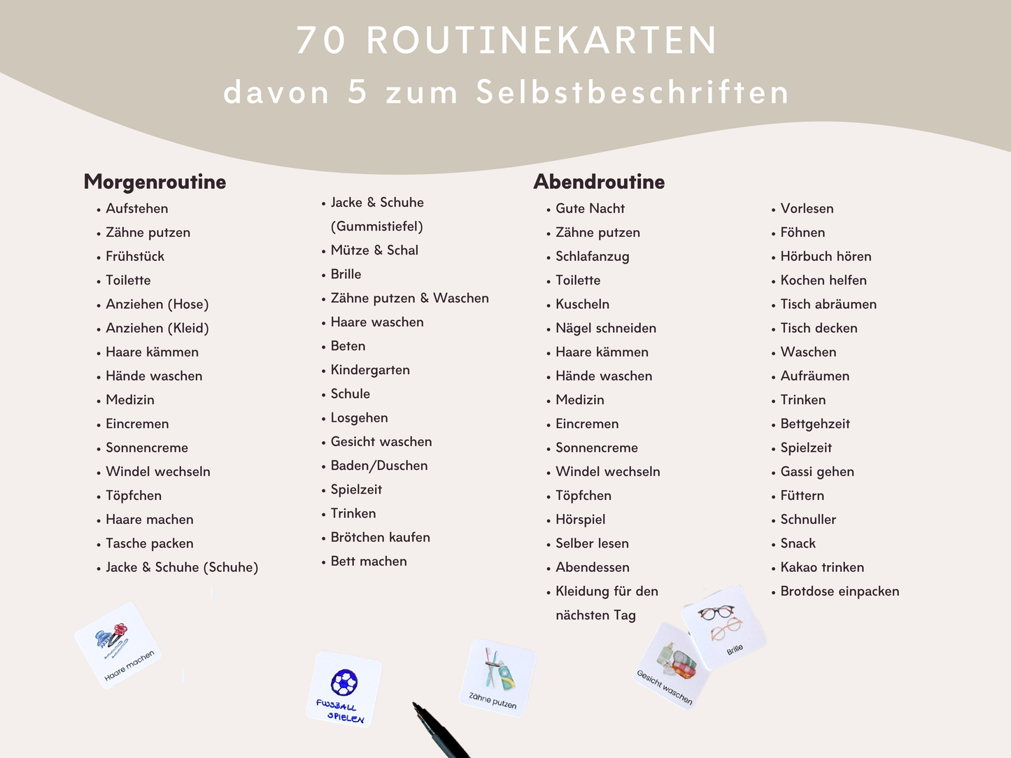 Routineplaner OTTER inkl. Symbolkarten