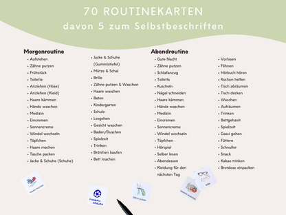 Routineplaner TRAKTOR inkl. Symbolkarten