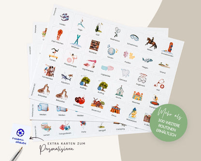 Wochenplaner inkl. Symbolkarten - Design OTTER - Personalisierbar