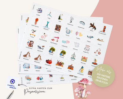 Wochenplaner inkl. Symbolkarten - Design FEEN - Personalisierbar