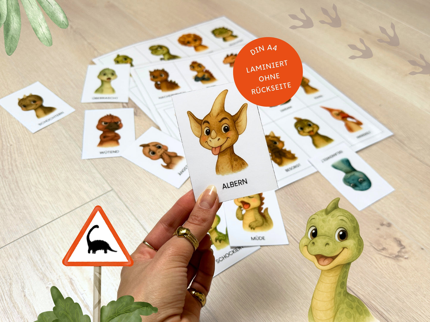 Emotionskarten DINOSAURIER