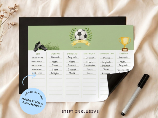 Stundenplan Magnet FUSSBALL
