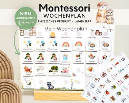 Wochenplaner inkl. Symbolkarten - Design OTTER - Personalisierbar