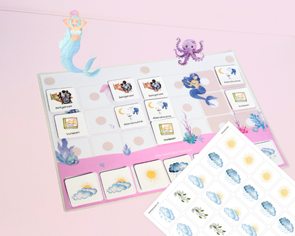 Wochenplan Verlängerung MEERJUNGFRAU ROSA 