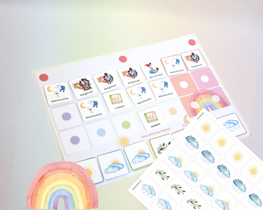 Wochenplaner Verlängerung REGENBOGEN 