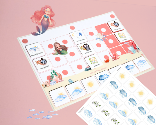 Wochenplan Verlängerung MEERJUNGFRAU ROT 