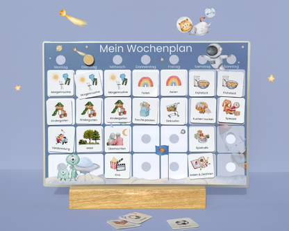 Wochenplan ASTRONAUT inkl. Symbolkarten