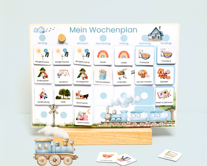Wochenplaner inkl. Symbolkarten - Design ZUG - Personalisierbar