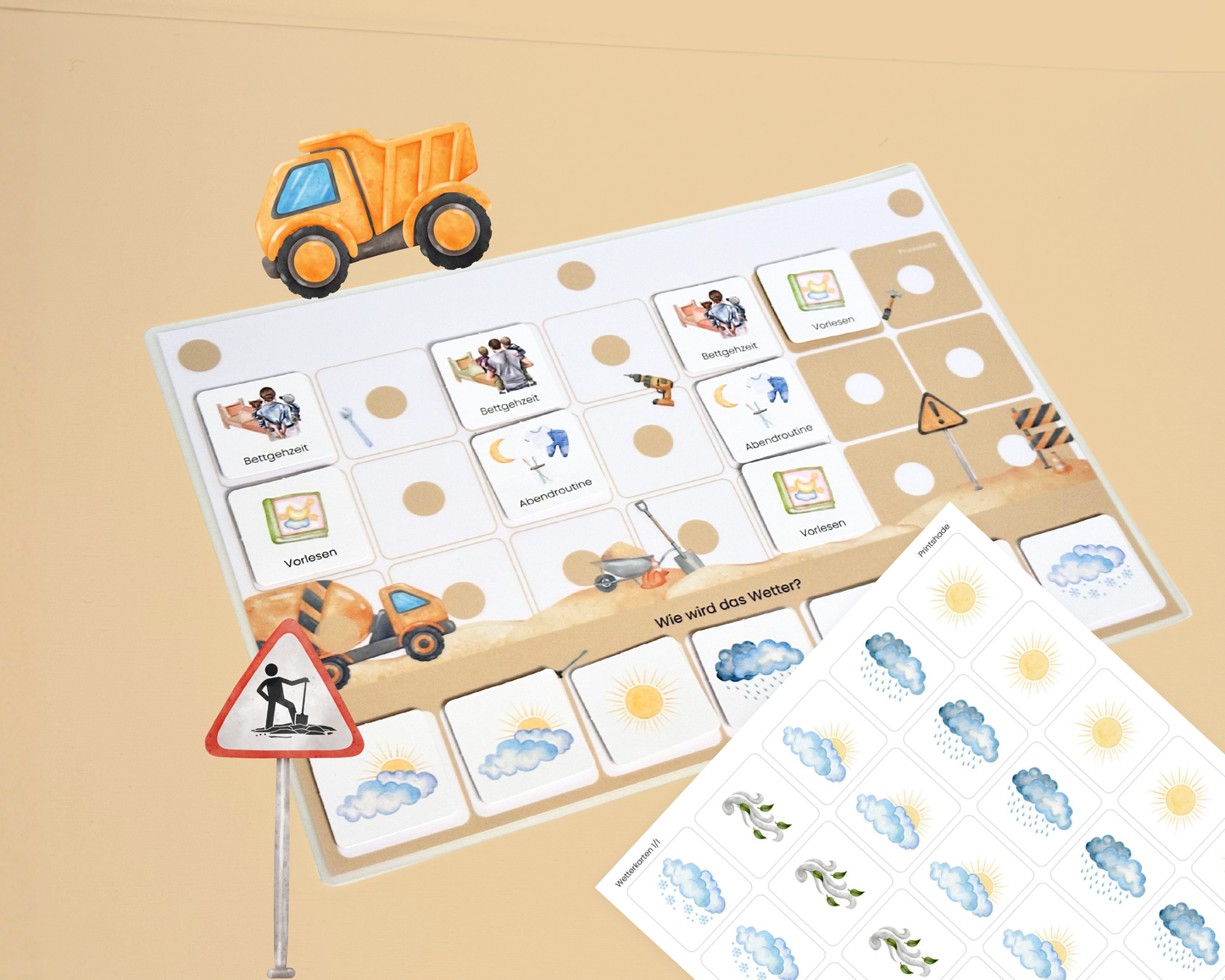 Wochenplan Verlängerung BAGGER 