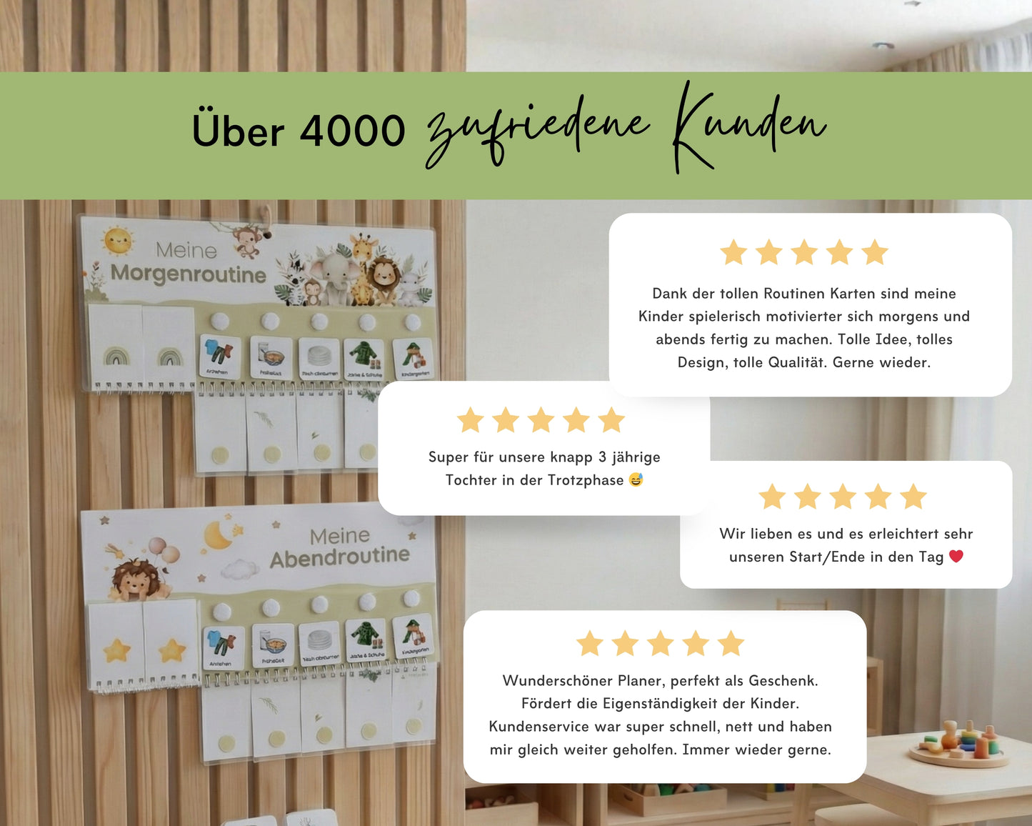 Routineplaner DINOSAURIER inkl. Symbolkarten