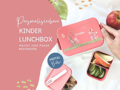 Mepal Brotdose mit Name personalisierbar - Design FEEN - Verschiedene Farben