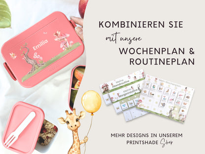 Mepal Brotdose mit Name personalisierbar - Design FEEN - Verschiedene Farben