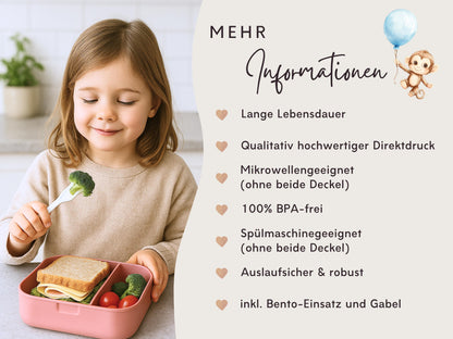 Mepal Brotdose mit Name personalisierbar - Design CAPYBARA - Verschiedene Farben
