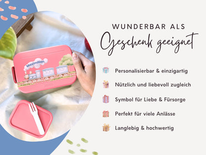 Mepal Brotdose mit Name personalisierbar - Design ZUG - Verschiedene Farben