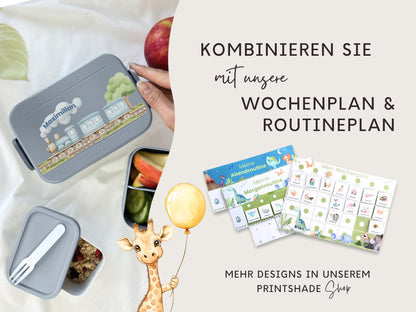 Mepal Brotdose mit Name personalisierbar - Design ZUG - Verschiedene Farben