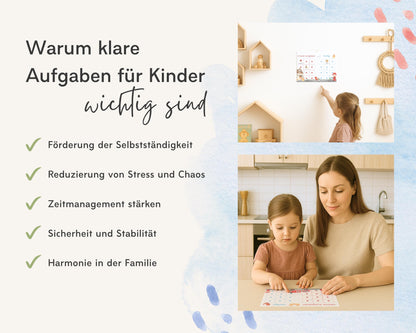 Haushaltsplan To-Do-Liste inkl. Symbolkarten - Design FEUERWEHR