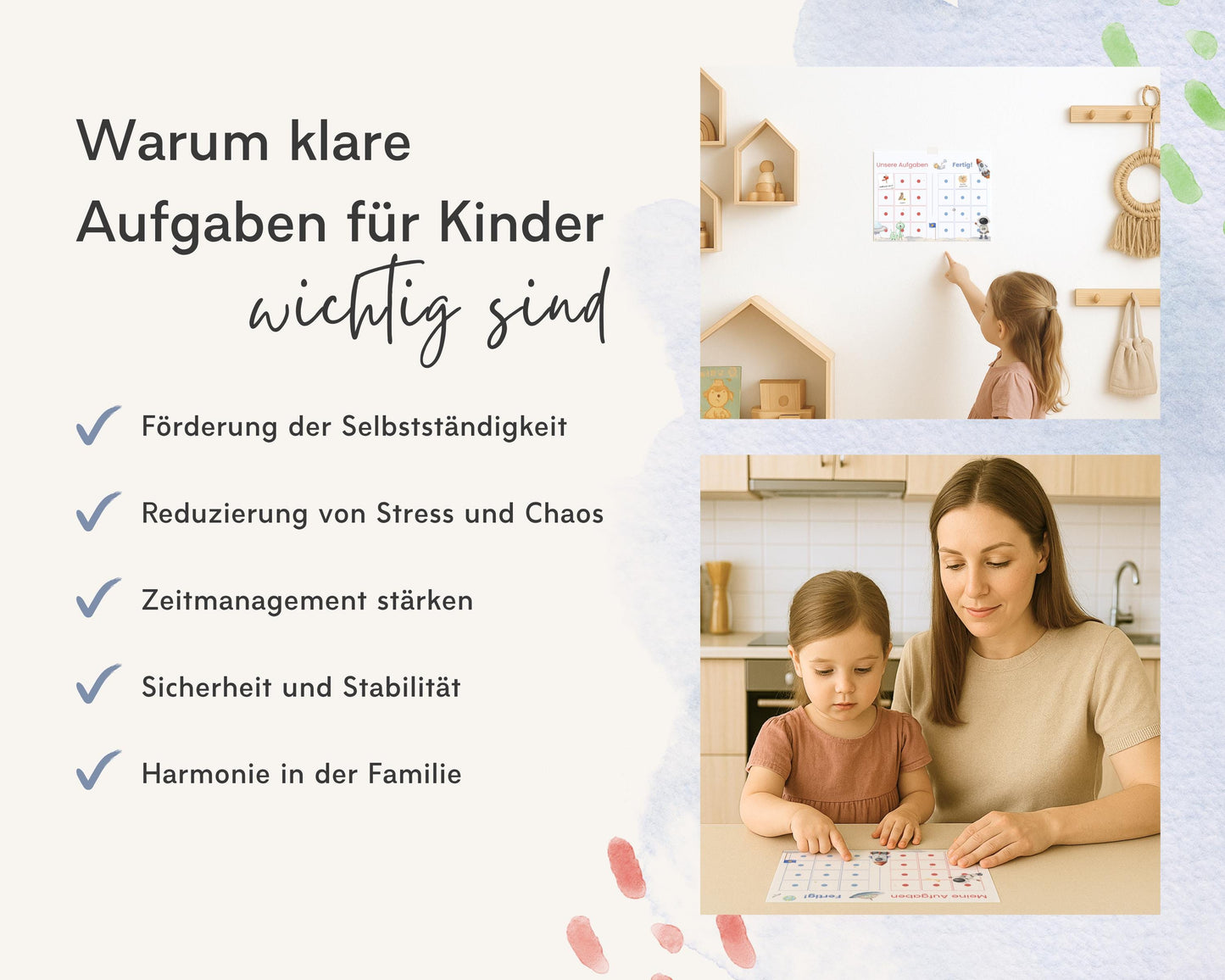 Haushaltsplan To-Do-Liste inkl. Symbolkarten - Design ASTRONAUT