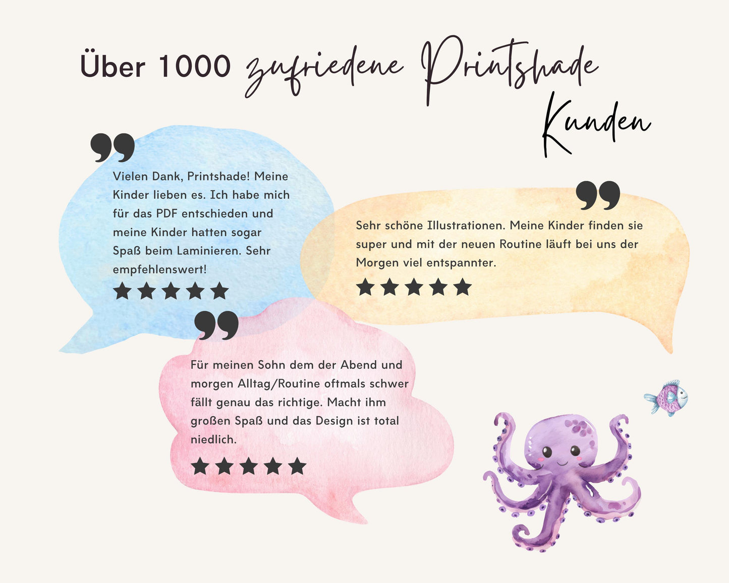 Haushaltsplan To-Do-Liste inkl. Symbolkarten - Design MEERJUNGFRAU