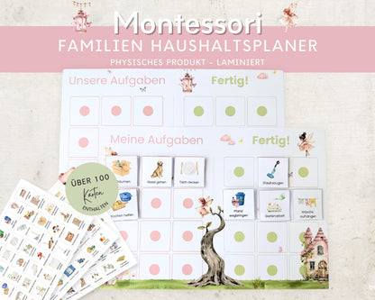 Haushaltsplan To-Do-Liste inkl. Symbolkarten - Design FEEN