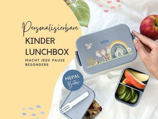 Mepal Brotdose mit Name personalisierbar - Design BOHO - Verschiedene Farben