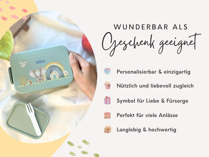Mepal Brotdose mit Name personalisierbar - Design BOHO - Verschiedene Farben