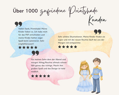 Haushaltsplan To-Do-Liste inkl. Symbolkarten - Design CINDERELLA