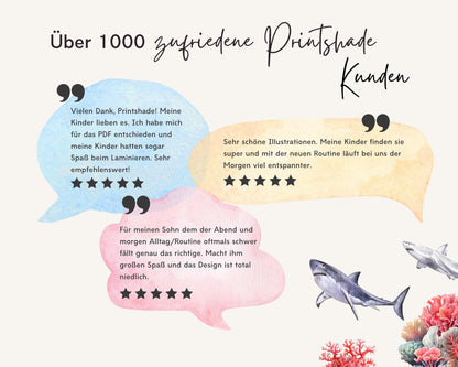 Haushaltsplan To-Do-Liste inkl. Symbolkarten - Design MEER