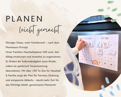 Haushaltsplan To-Do-Liste inkl. Symbolkarten - Design OTTER