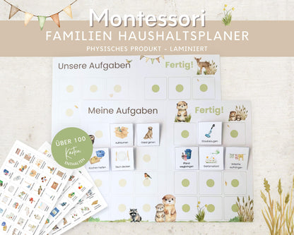 Haushaltsplan To-Do-Liste inkl. Symbolkarten - Design OTTER